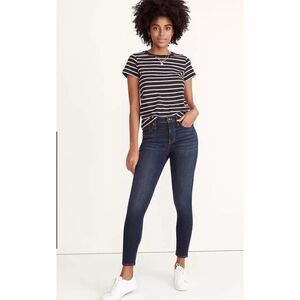 Madewell 9” mid rise skinny jeans women’s size 27 in Blayton wash